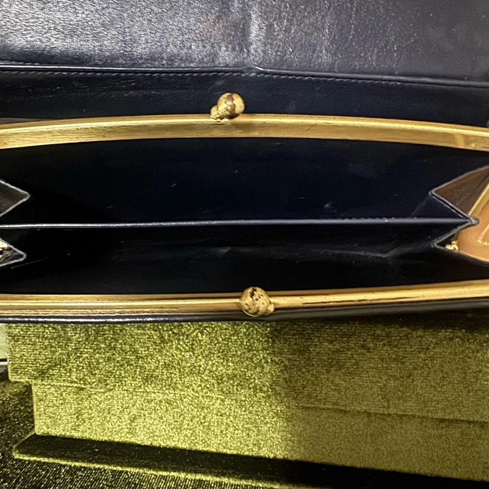Coach Navy Blue Leather Wallet (Vintage) - Picture 8 of 15